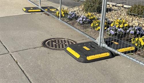 Reusable Fence Ballast