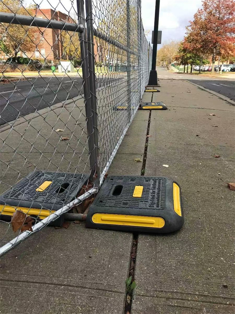 temporary fence weight