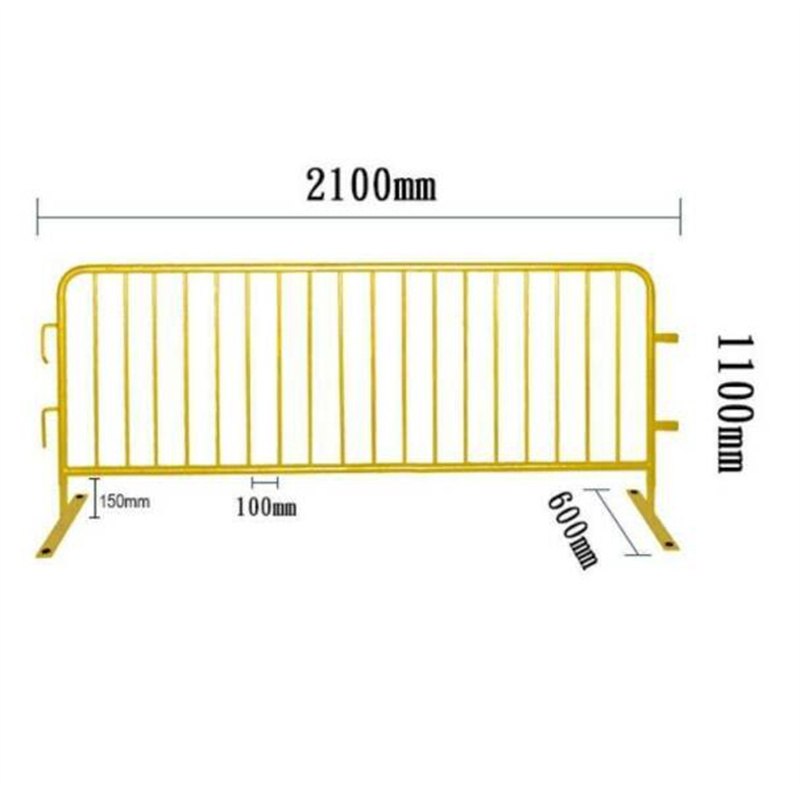 steel barricades