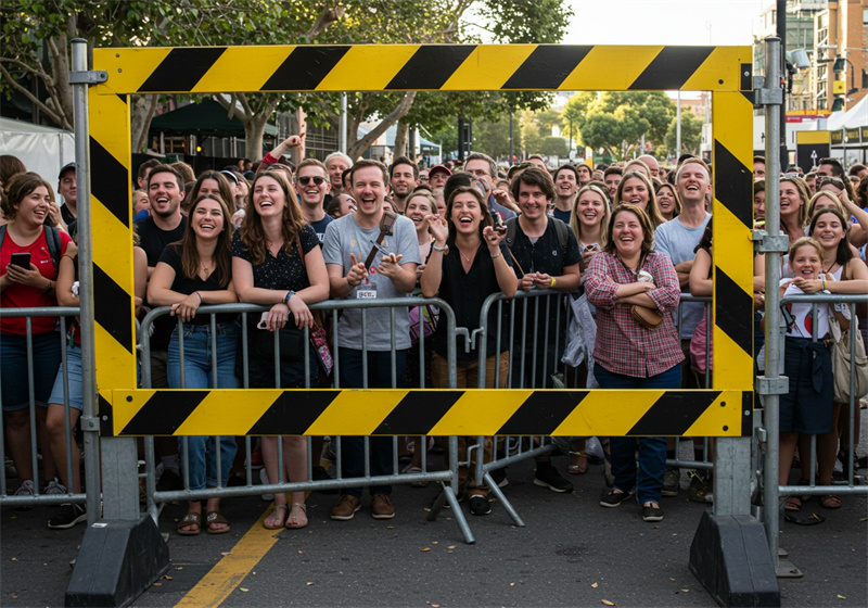 crowd barriers