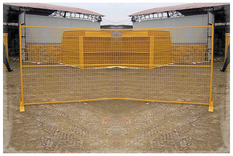 temp construction fence