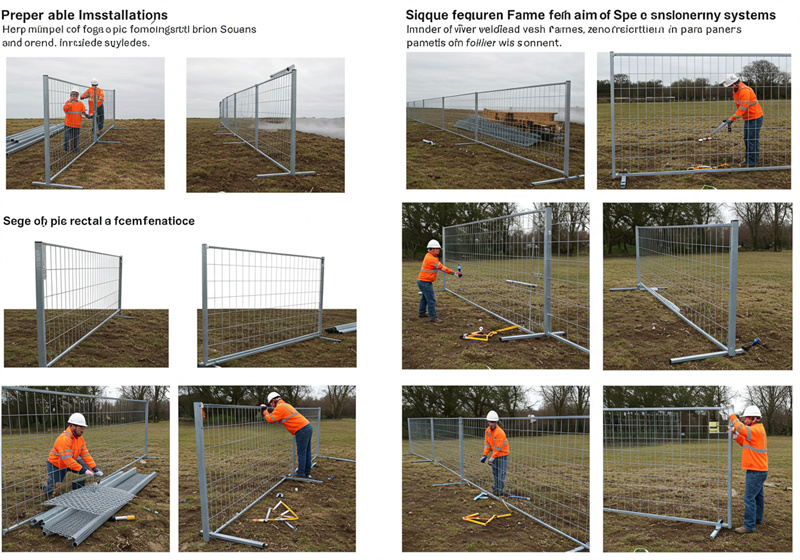 temporary construction fence