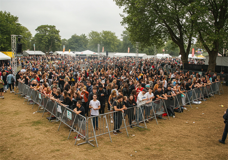 crowd control fencing