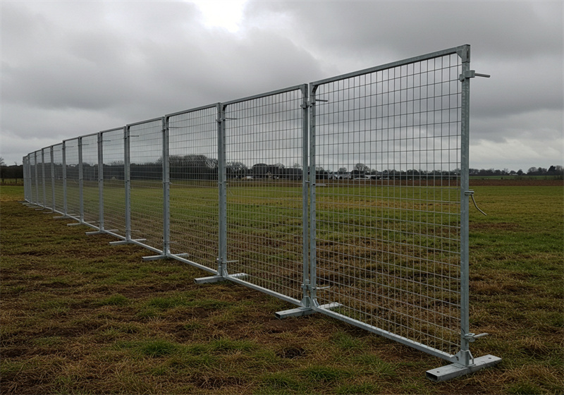 temporary construction fence