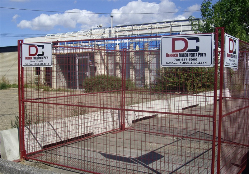 temporary construction fence
