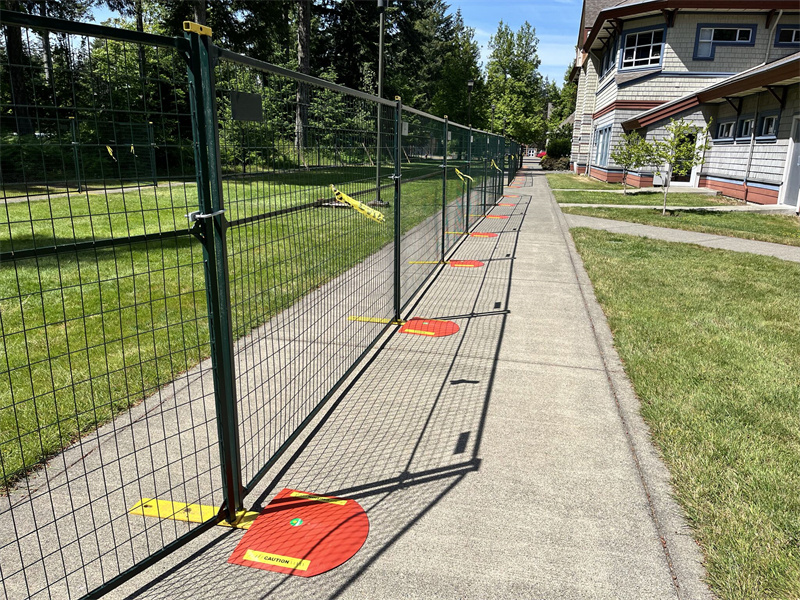 construction site security fencing