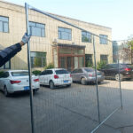 removable metal fence