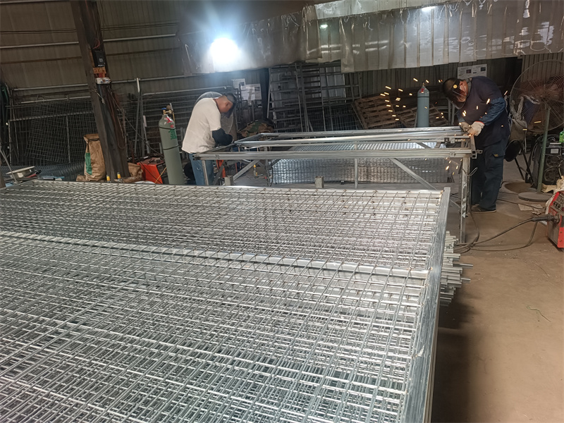 temporary fence process