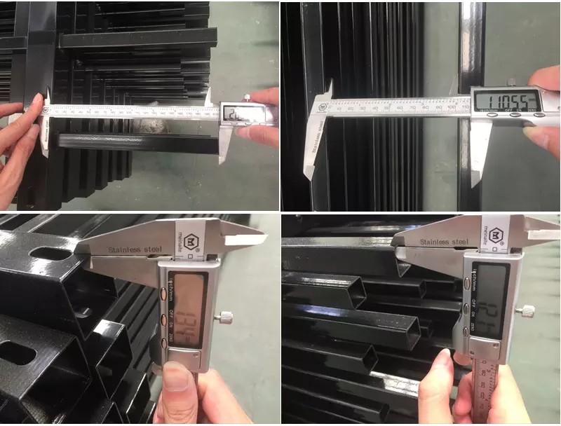 quality testing for steel fence