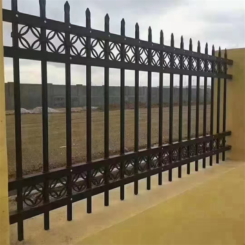 corrugated metal fence panel