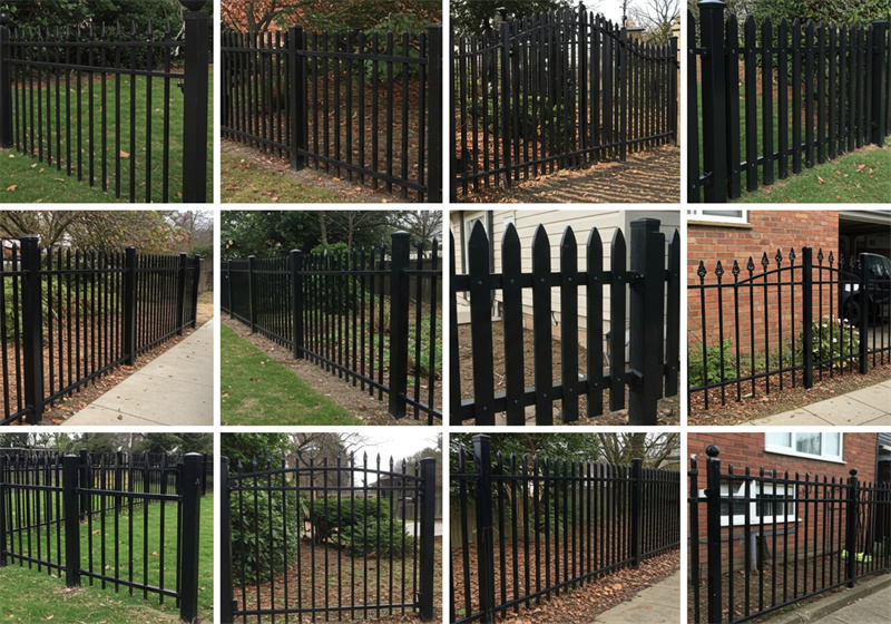 decorative metal fence panel