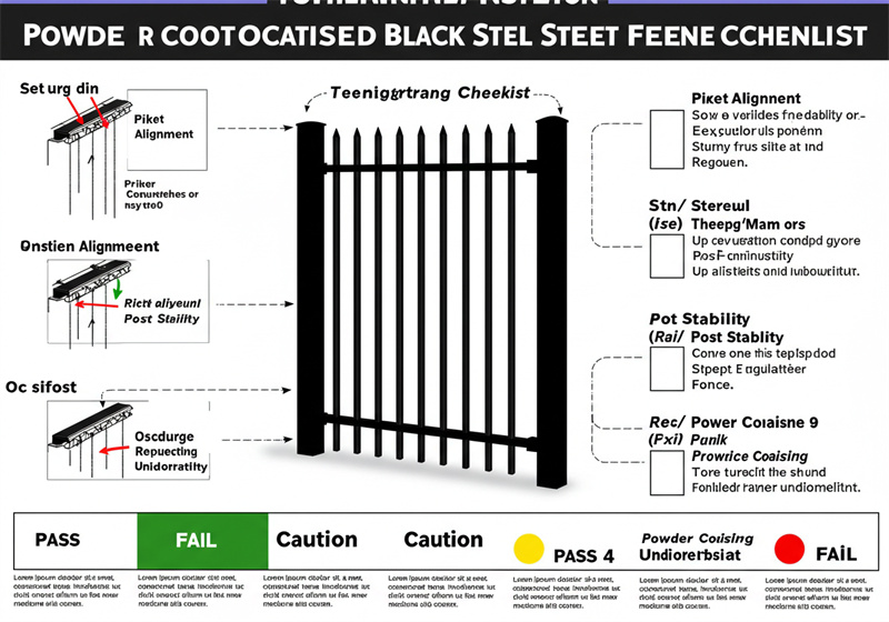 decorative metal fence panel