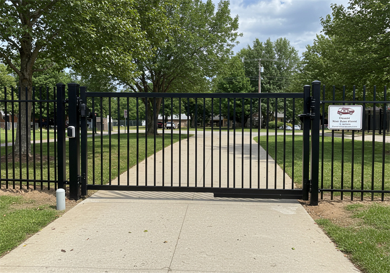 iron fence gate