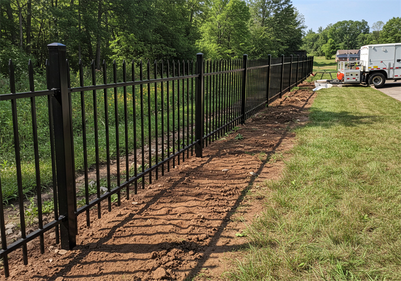 metal privacy fence