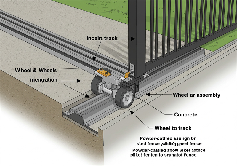 metal gates
