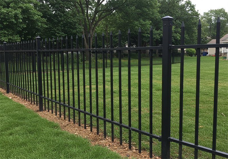 metal garden fence