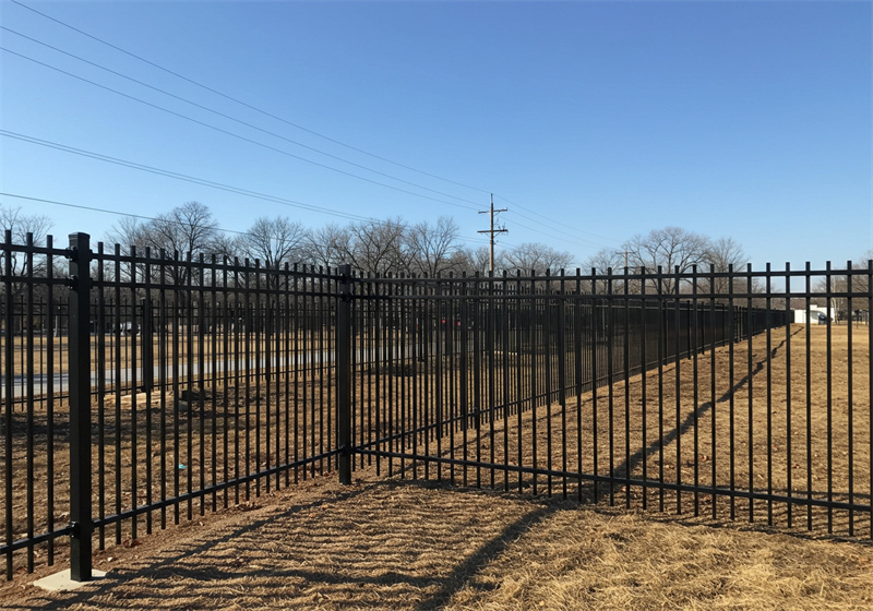 metal garden fence
