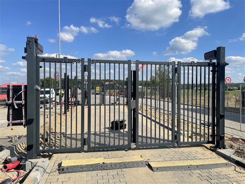 steel fence gate