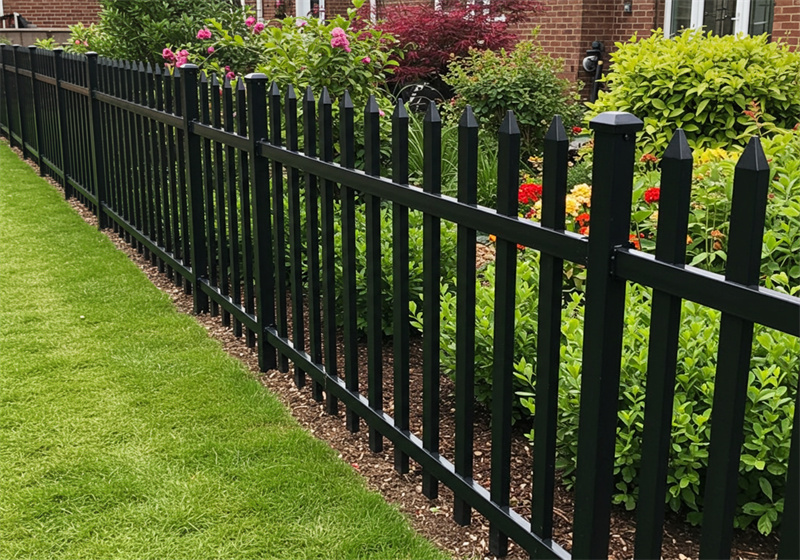 wrought iron fence panel