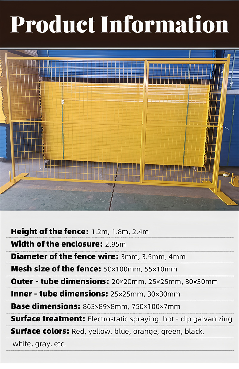 construction fence panels for sale