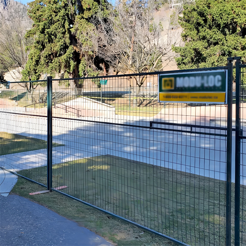 temporary construction fence panels
