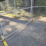 hot dipped galvanized temporary event fencing