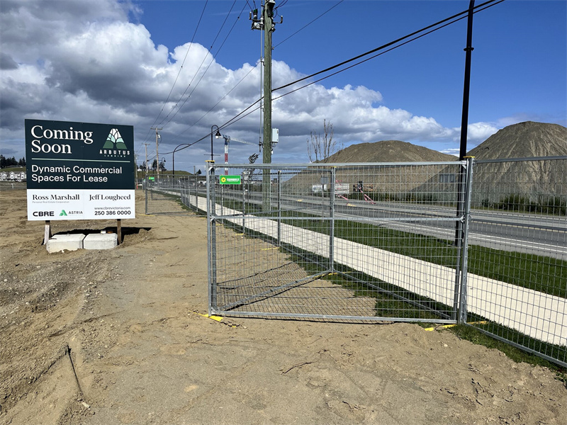 temporary site fencing