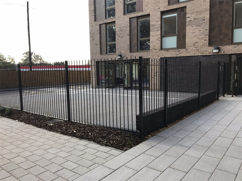 metal garden fence