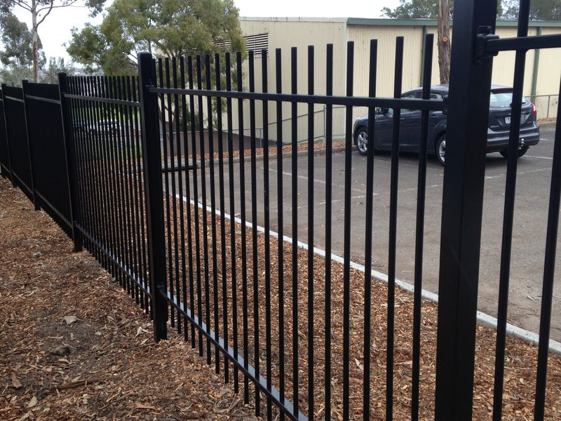metal garden fence