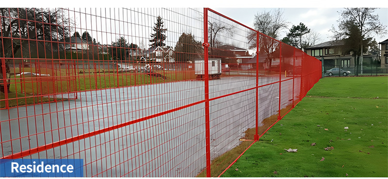 temporary yard fence