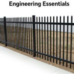 steel picket fence