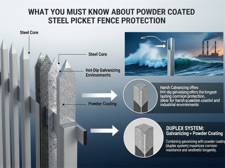 Steel Protection Guide to Steel Fence Corrosion Protection