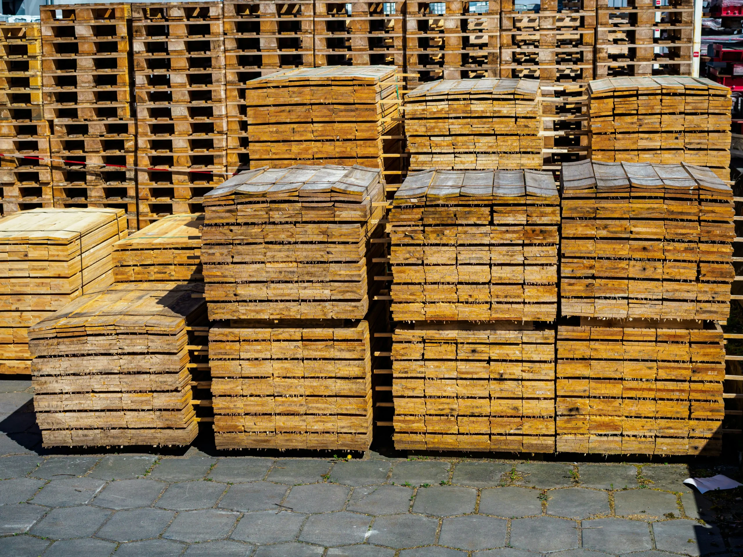 flat packed geotextile barrier pallet