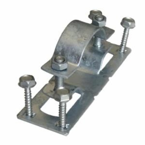 a picture of chain link brackets